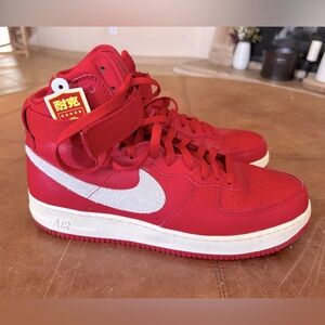 Nike Air Force 1 High 'NAI-KE Red' 743546-600 Size 11